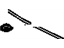 GM 11611877 Retainer,Floor Carpet Auxiliary Mat