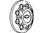 GM 15712384 Hub Cap ASSEMBLY (Chevrolet)(Silver)(8 Luggage) *Silver