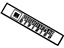 GM 25927029 Front End Upper Tie Bar Emblem
