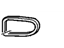 GM 12482399 Mirror,Outside Rear View (Reflector Glass Only)