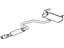 GM 25839666 Exhaust Muffler Assembly (W/ Exhaust & T/Pipe & 3W