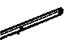 GM 25913654 Weatherstrip,Front Side Door Upper