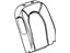 GM 25987021 Cover Assembly, Passenger Seat Back Cushion *Titanium