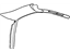 GM 10440951 Molding Assembly, Windshield Side Upper Garnish *Pewter R