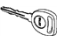 GM 22713082 Key Asm,Dr Lock & Ignition Lock Valet (Uncoded)