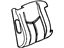 GM 88941601 Passenger Seat Back Cushion Pad