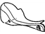 GM 15188378 Panel Assembly, Rear Seat Floor Filler Trim *Neutral