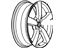 GM 9596655 18X7 Ultra Bright Machined Aluminum Whee*Waeq, 9021