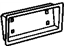 GM 10138995 Pocket Assembly, Rear License