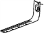 GM 15189318 Plate Assembly, Front Side Door Sill Trim *Cashmere