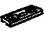 GM 10155118 Escutcheon, Passenger Seat Shoulder Belt Opening, Repair *Gray