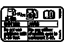 GM 20852998 Label, Fuel Recommendation