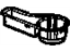 GM 89023841 Tray Asm,Body Side Rear Trim Panel *Ebony