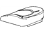 GM 25869297 Cover Assembly, Passenger Seat Cushion *Shale
