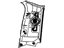 GM 15766174 Molding Assembly, Body Rear Corner Upper Garnish *Medium Duty Dark Pewter