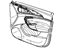 GM 13349346 Trim Assembly, Front Side Door *Jet Black
