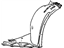 GM 23153555 Liner,Front Wheelhouse Front