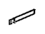 GM 88937575 Strap,Rear Seat #2 Pull *Pewter