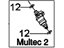 GM 96386780 Multiport Fuel Injector Assembly