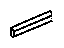 GM 15704034 Molding Assembly, Roof Panel Joint (Hard Molding)