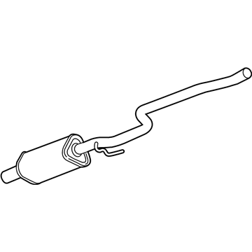 GM 39139525 Muffler Assembly, Exhaust (W/ Exhaust Pipe)
