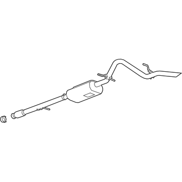 84657793 - Genuine GM Muffler Assembly, Exh (W/ Exh Pipe)