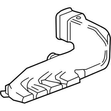 GM 84100193 Duct, Floor Rear Air Outlet