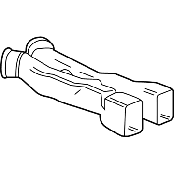 GM 13401748 Duct, Floor Rear Air Outlet