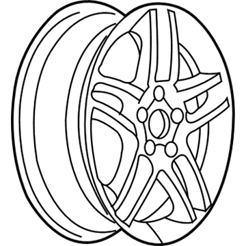 2007 Pontiac Grand Prix Spare Wheel - 9597205