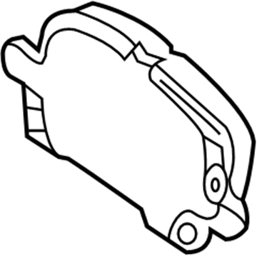 GM 13356286 Pad Kit, Front Disc Brake