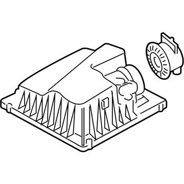 Genuine GM 13337770 Air Cleaner Intake Duct Resonator Rear Genuine GM 13337770 Air Cleaner Intake Duct Resonator Rear