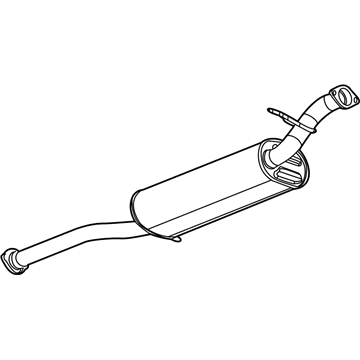 GM 94738539 Exhaust Muffler Assembly (W/ Exhaust Pipe)