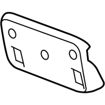 GM 23354525 Bracket Assembly, Front License Plate