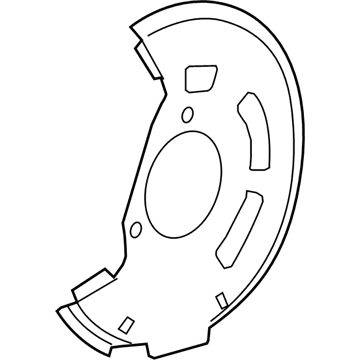 GM 13362307 Shield, Front Brake