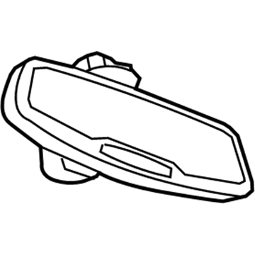 GM 22843631 Mirror Assembly, Inside Rear View