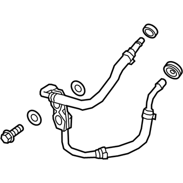 GM 12653087 Pipe Assembly, Turbo Coolant Feed & Return