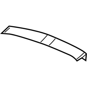 GM 84094454 Decal, Rear End Spoiler *White