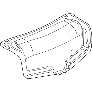 GM 20978996 Trim Assembly, Rear Compartment Lid Inner Panel *Block Diamond