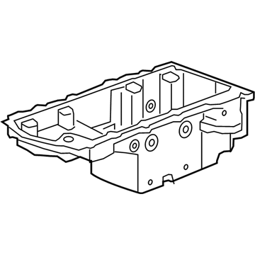 12696684 - Genuine GM Pan Assembly, Oil