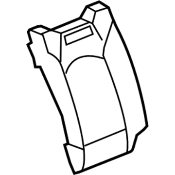 GM 23319396 Pad Assembly, 3Rd Row Seat Back Cover