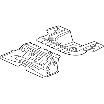 25978220 - Genuine GM Panel Assembly, Rear Compartment Floor