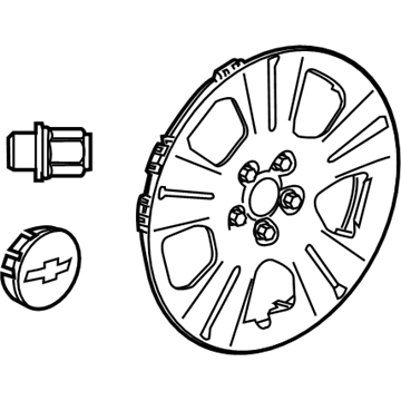 2017 Chevrolet Trax Wheel Cover - 95240286