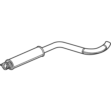 GM 13423330 Muffler Assembly, Exhaust (W/ Exhaust Pipe)