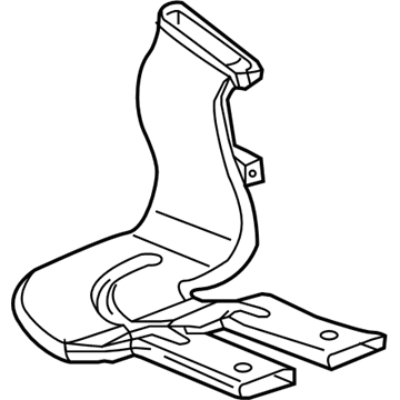 GM 22904193 Duct, Floor Rear Air Outlet