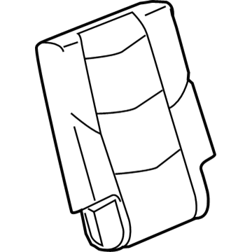 GM 84532789 Cover Assembly, R/Seat Bk *Shale