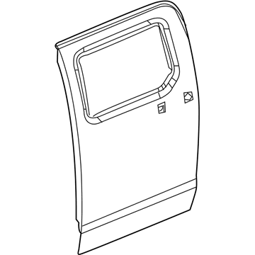 GM 94716490 Panel Asm,Rear Side Door Outer