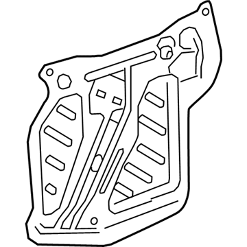 GM 23486033 Deflector Assembly, Front Side Door Water