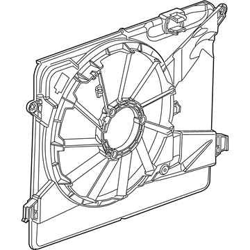 GM 42441975 Shroud, Engine Coolant Fan
