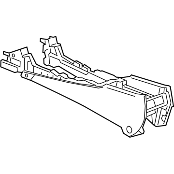 GM 22795437 Console,Front Floor Lower