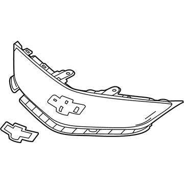 GM 42664575 Grille Assembly, Front Upr